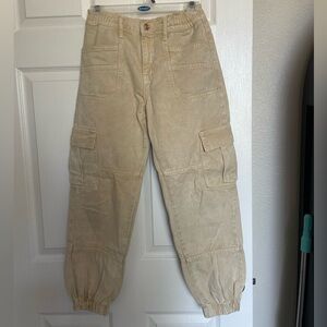 We the Free (Free People) Beige Cargo Pants